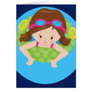 Cute Custom Swim Girl