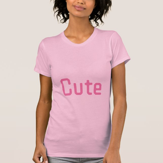 Cute Custom Text Women Girl Bella Canvas Slim Fit T-Shirt (Front)
