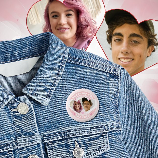 Cute Custom Valentines Photo  3 Cm Round Badge (Creator Uploaded)