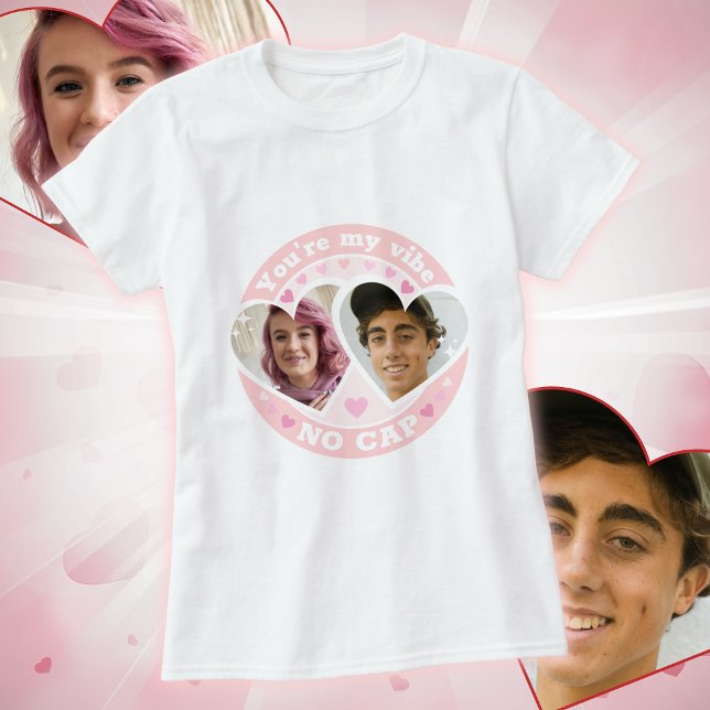 Cute Custom Valentines Photo  T-Shirt (Creator Uploaded)