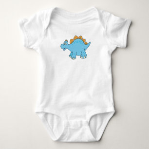 Cute Customisable Dinosaur Baby Bodysuit