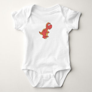 Cute Customisable Dinosaur Baby Bodysuit