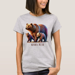 Cute customisable Mama bear t-shirt
