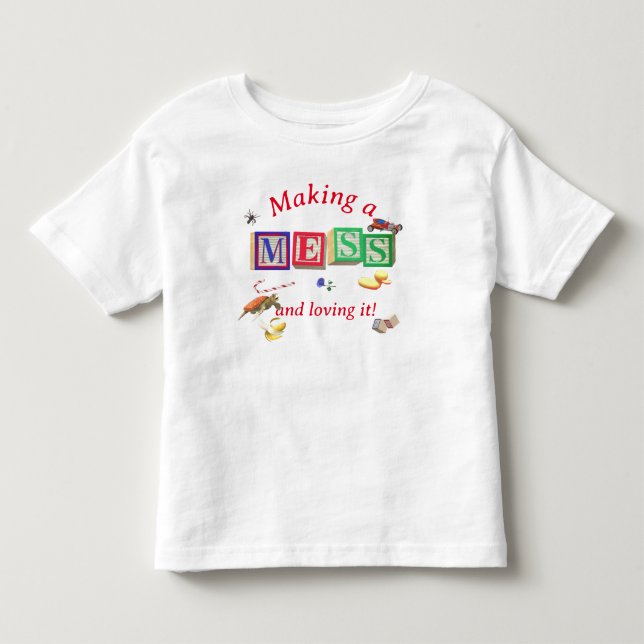 Cute Customisable Toddler T-Shirt (Front)