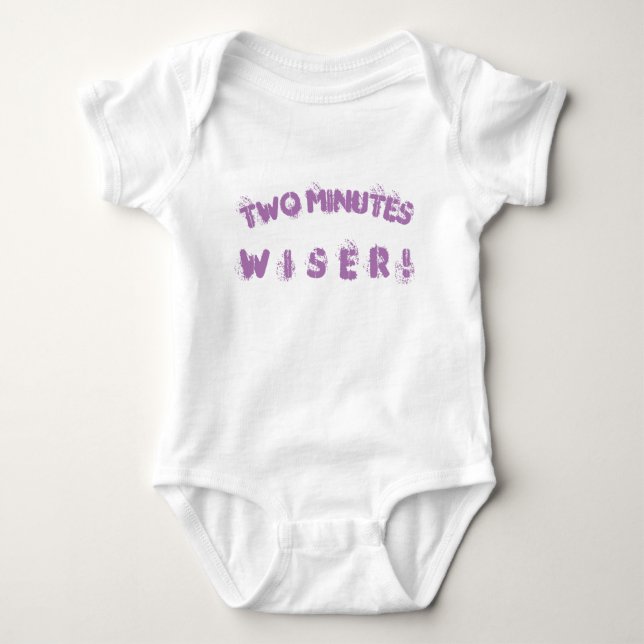 Cute Customisable Twin Baby Bodysuit (Front)
