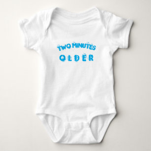 Cute Customisable Twin Baby Bodysuit