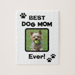 Cute Customise Best Pet Dog Cat Mum Mum Ever Jigsaw Puzzle