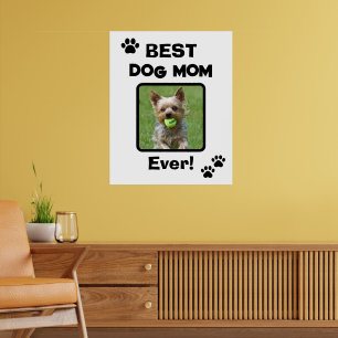 Cute Customise Best Pet Dog Cat Mum Mum Ever Poster