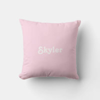 "cute" customise name text light pink white