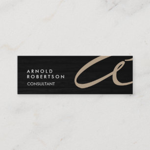 Cute Customise Text Grey Beige Trend Business Card
