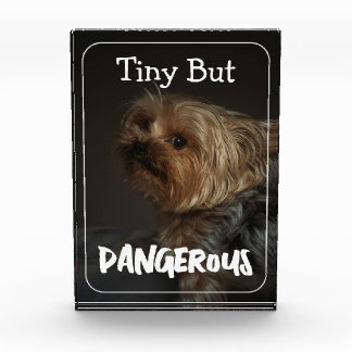 Cute Customizable Personalized Terrier Dog Mom Pet Photo Block