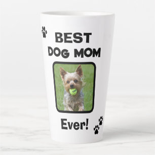 Cute Customize Best Pet Dog Cat Mom Mum Ever Latte Mug