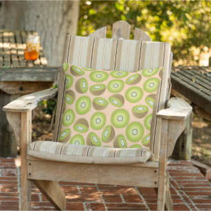Cute Cut Kiwi Pattern Cushion