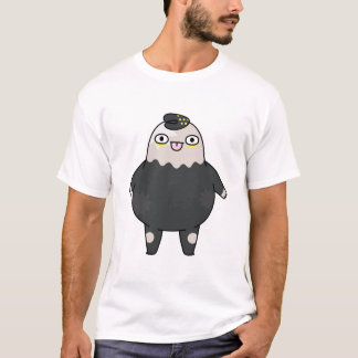 Cute Cute Black Mascot Character T-Shirt. T-Shirt