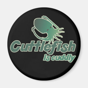 Cute Cuttlefish just wants to cuddle Magnet