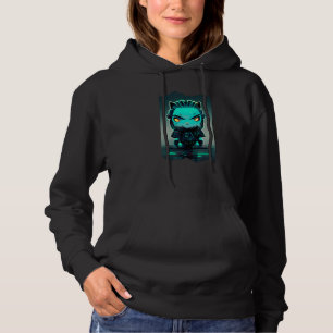 Cute Cyberpunk Zeus Chibi Futuristic Greek God Myt Hoodie