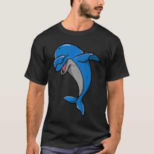Cute Dabbing Dolphin Funny Sea Animal Whale Men Wo T-Shirt