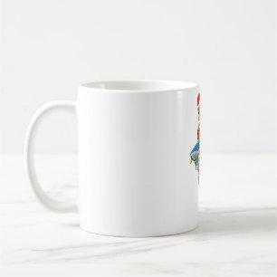 Cute Dabbing Gingerbread Man Dab Shark Basketball Coffee Mug