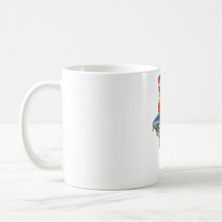 Cute Dabbing Gingerbread Man Dab Shark Basketball Coffee Mug