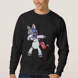 Cute Dabbing Magical Unicorn For Boys Girls Kids Sweatshirt