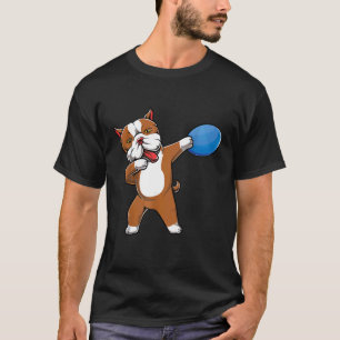 Cute Dabbing Pitbull Disc Golf Lover Pit Bull Pet T-Shirt