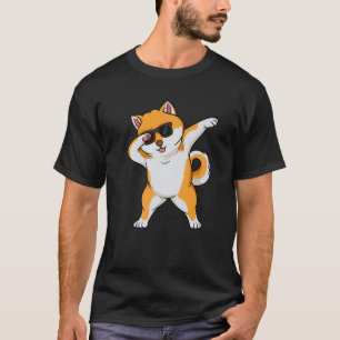Cute Dabbing Shiba Inu, Shibe Dog Token Dab Dance T-Shirt