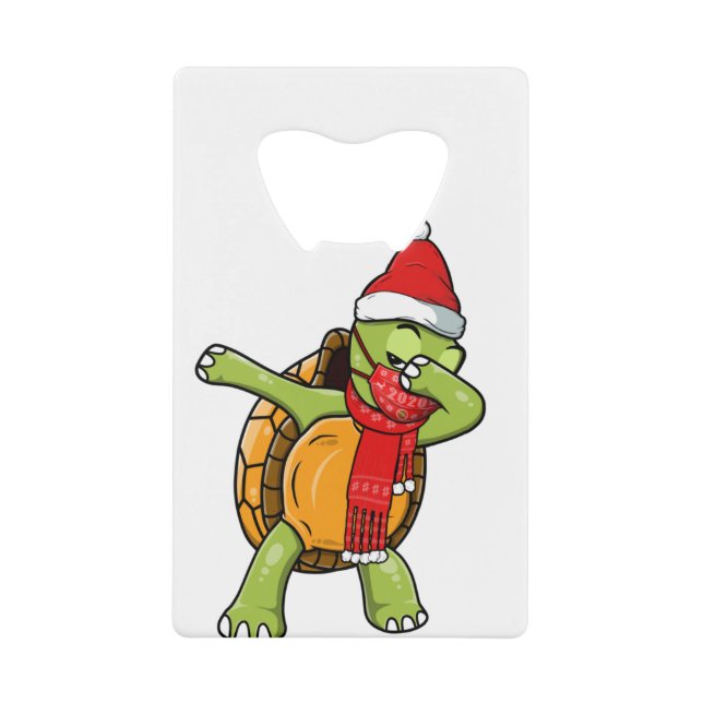 Cute Dabbing Turtle Wears Face Mask Dab Dance Chri (Front)