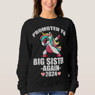 Cute Dabbing Unicorn  For Girls Promoted To Big Si Sweatshirt