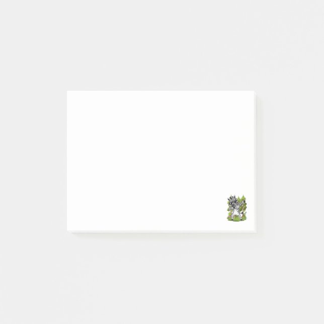 Cute Dabbing Zebra Funny Zebra Dance Animal  Post-it Notes (Front)