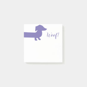 Cute Dachshund Custom Template Post-it Notes