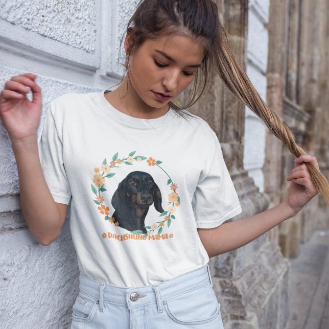 Cute Dachshund - Dachshund Mama Tri-Blend Shirt (Creator Uploaded)