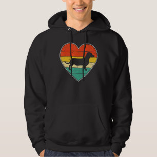 Cute Dachshund Dog Lover Valentine's Day Funny Dog Hoodie