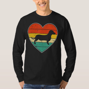 Cute Dachshund Dog Lover Valentine's Day Funny Dog T-Shirt