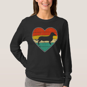 Cute Dachshund Dog Lover Valentine's Day Funny Dog T-Shirt