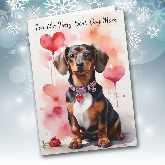 Cute Dachshund Dog You Make My Tail Wag Card (Creator Uploaded)