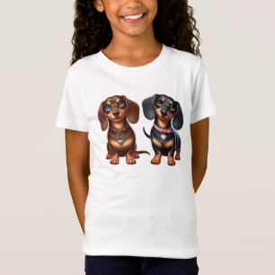 Cute dachshund friends T-Shirt