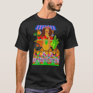 Cute Dachshund Funny Wiener Dog Gardening Doxie Do T-Shirt