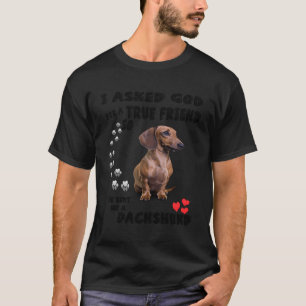 Cute Dachshund Gift Wiener Weenie Dog Lover Dachsh T-Shirt