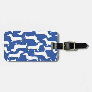 Cute Dachshund Pattern Perfect Gift for Doxie Love Luggage Tag