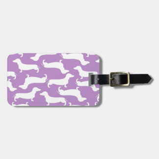 Cute Dachshund Pattern Perfect Gift for Doxie Love Luggage Tag