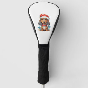 Cute Dachshund Santa Classic T-Shirt Golf Head Cover
