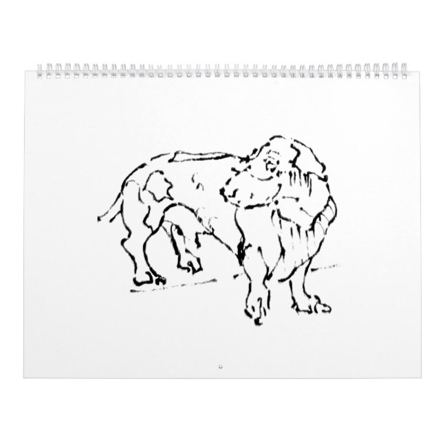 Cute Dachshund Sausage Dog – 2027 Calendar (Cover)