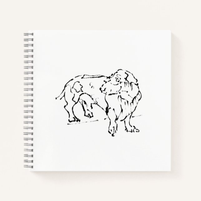 Cute Dachshund Sausage Dog – Personalized Journal (Front)