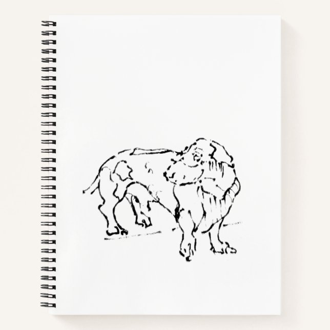 Cute Dachshund Sausage Dog – Personalized Journal (Front)