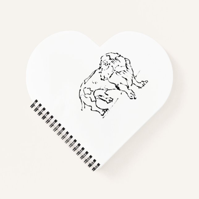 Cute Dachshund Sausage Dog – Personalized Journal (Front)