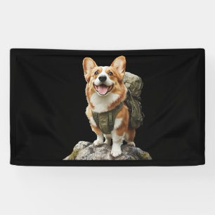 Cute Dachshund Stylish Little Hunting Dog Banner
