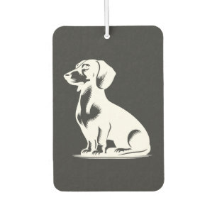 Cute Dachshund Stylish Little Hunting Dog Car Air Freshener
