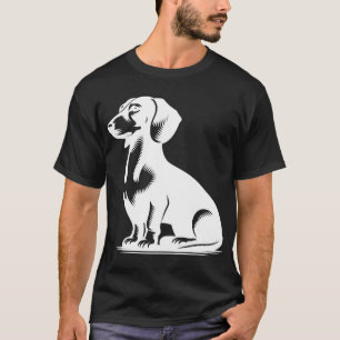 Cute Dachshund Stylish Little Hunting Dog T-Shirt