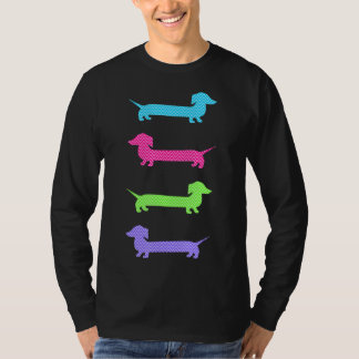 Cute Dachshunds Colourful T-Shirt