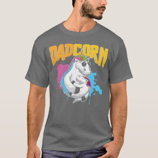 Cute Dadcorn Dadacorn Dad Daddy Father Grandpa ret T-Shirt